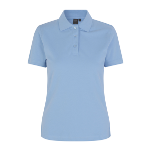 Køb ID Dame Polo - Lyseblå - S online billigt tilbud rabat tøj