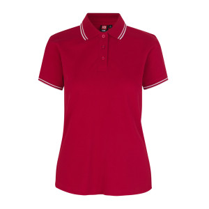Køb ID Dame Polo - Red - L online billigt tilbud rabat tøj