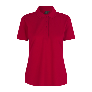 Køb ID Dame Polo - Rød - S online billigt tilbud rabat tøj