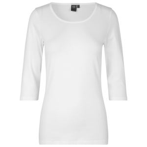 Køb ID Dame T-shirt m. stretch - Hvid - XL online billigt tilbud rabat tøj
