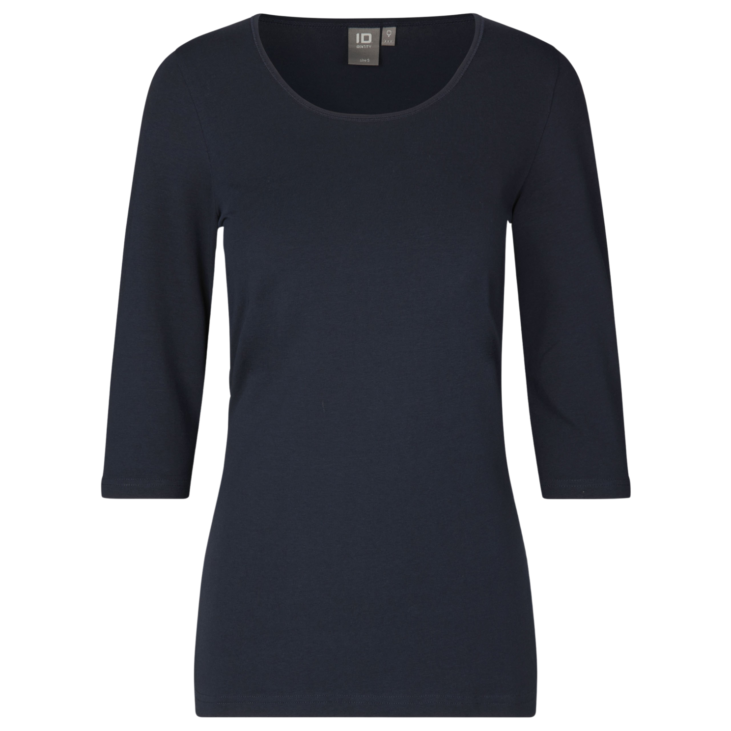 Køb ID Dame T-shirt m. stretch - Navy - XS online billigt tilbud rabat tøj
