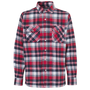 Køb ID Green Leaf Herre Skjorte - Rød - 37/38 online billigt tilbud rabat tøj