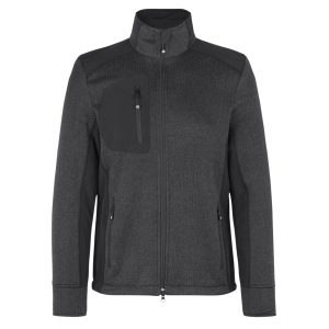 Køb ID Herre Fleecejakke - Grafit melange - S online billigt tilbud rabat tøj