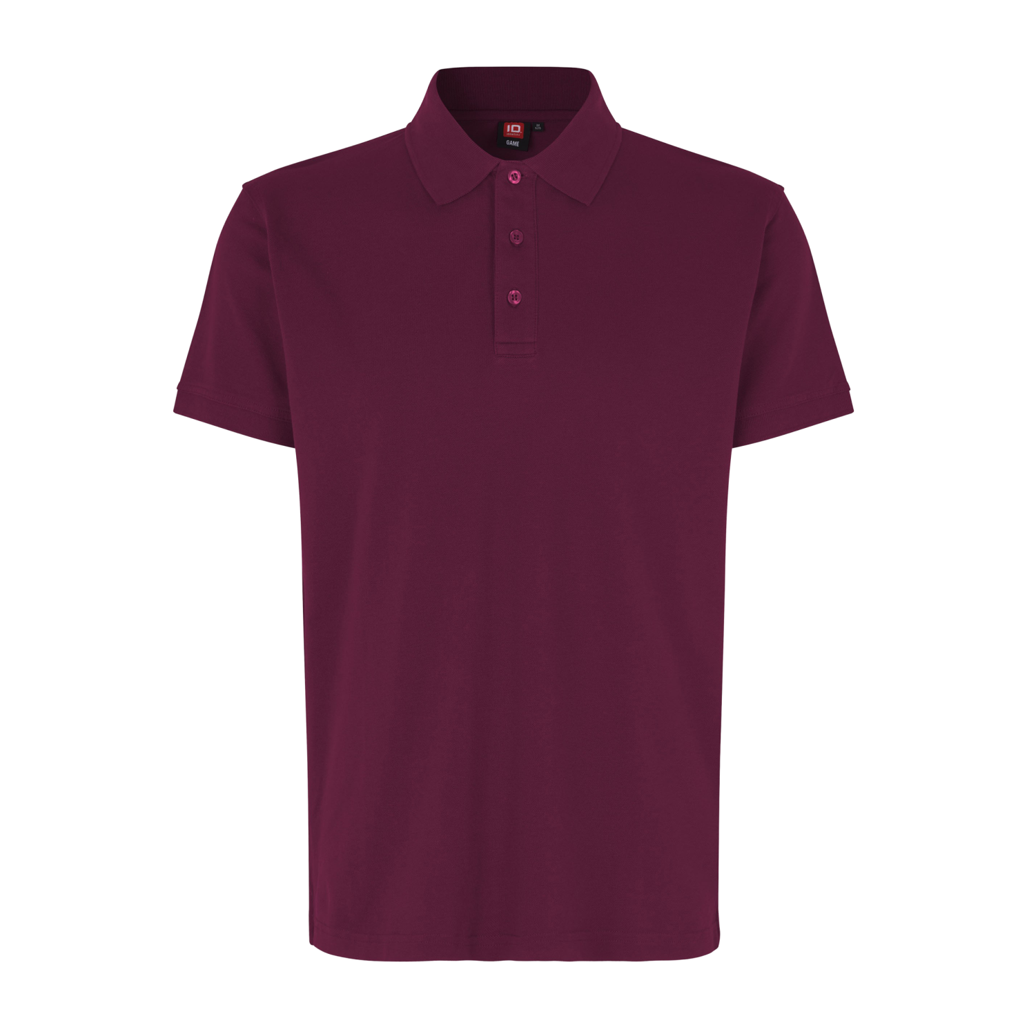 Køb ID Herre Polo - Bordeaux - S online billigt tilbud rabat tøj