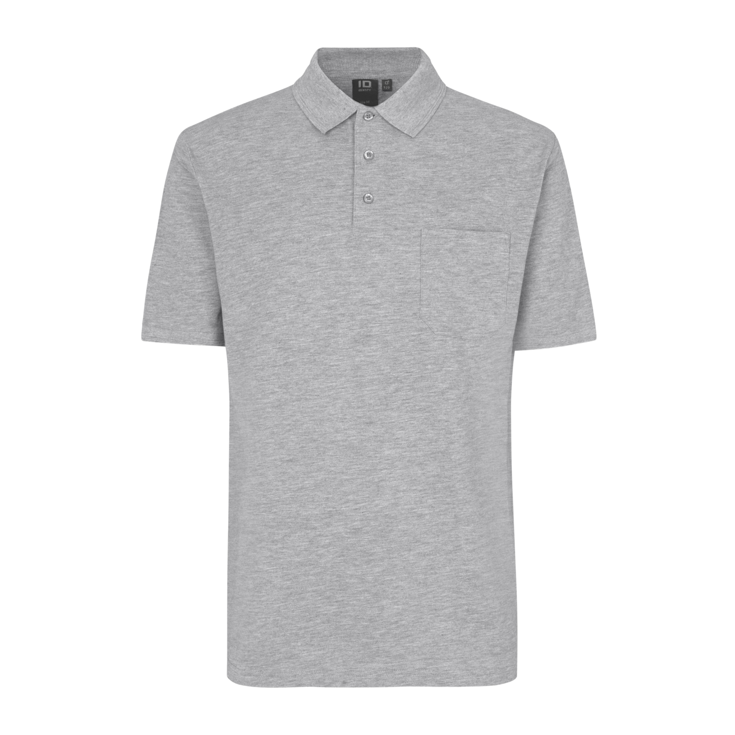 Køb ID Herre Polo - Grey Melange - XL online billigt tilbud rabat tøj