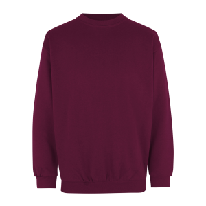 Køb ID Herre Sweatshirt - Bordeaux - L online billigt tilbud rabat tøj