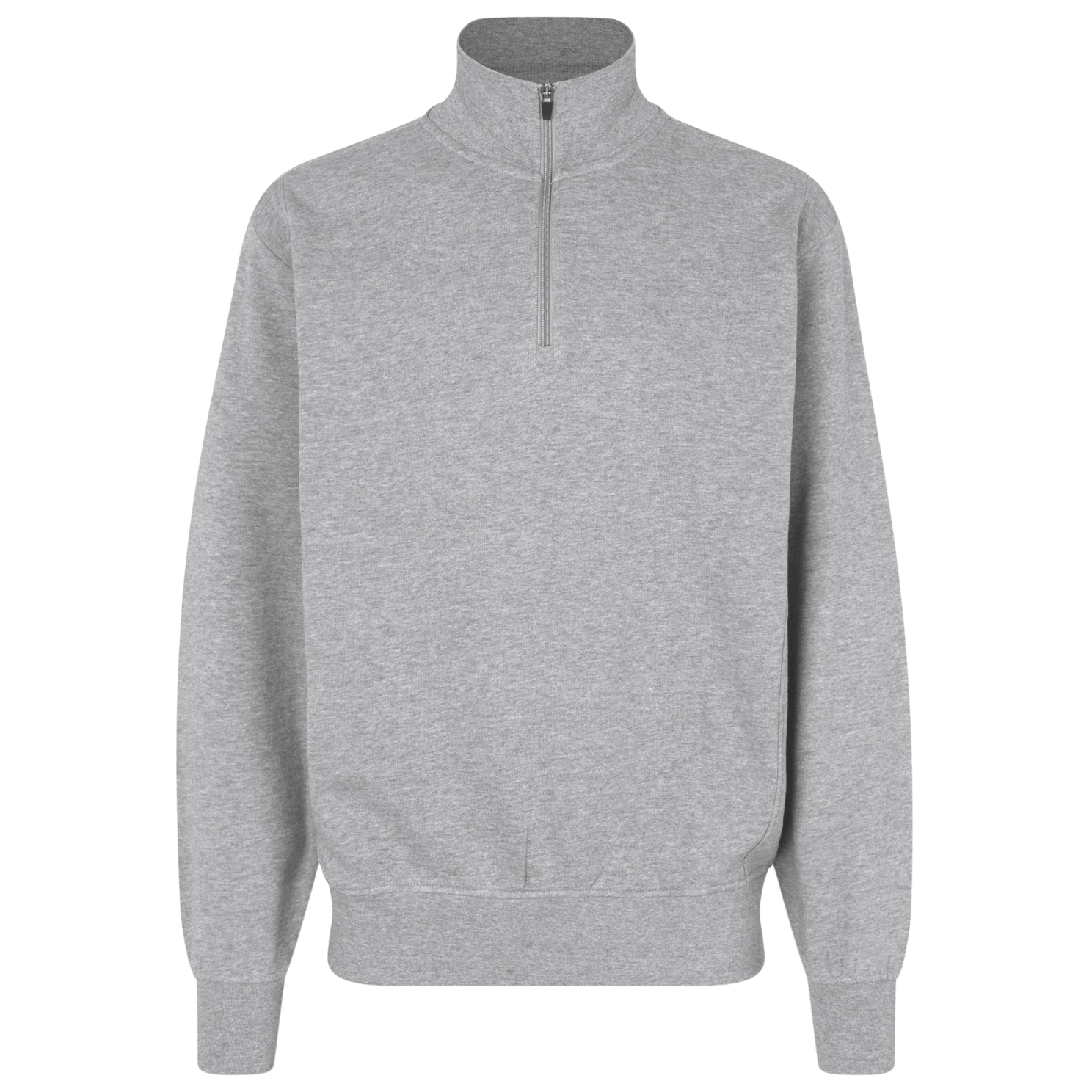 Køb ID Herre Sweatshirt - Grå Melange - S online billigt tilbud rabat tøj