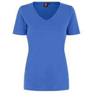 Køb ID Interlock Dame T-shirt - Azur - S online billigt tilbud rabat tøj