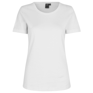 Køb ID Interlock Dame T-shirt - Hvid - S online billigt tilbud rabat tøj