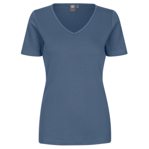 Køb ID Interlock Dame T-shirt - Indigo - S online billigt tilbud rabat tøj