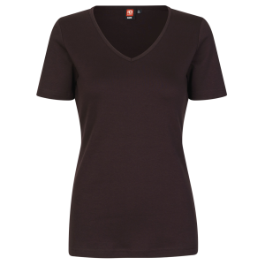 Køb ID Interlock Dame T-shirt - Mørk Bordeaux - M online billigt tilbud rabat tøj