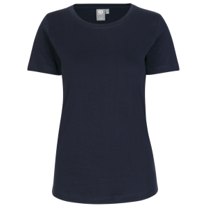 Køb ID Interlock Dame T-shirt - Navy - S online billigt tilbud rabat tøj