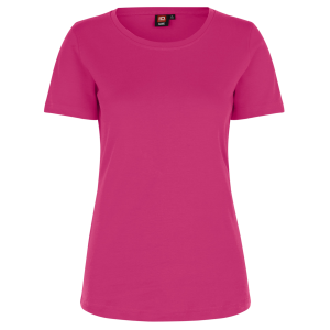 Køb ID Interlock Dame T-shirt - Pink - S online billigt tilbud rabat tøj