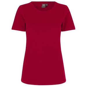 Køb ID Interlock Dame T-shirt - Rød - S online billigt tilbud rabat tøj