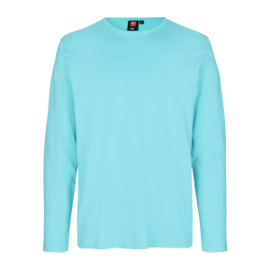 Køb ID Interlock Herre Langærmet t-shirt - Mint - S online billigt tilbud rabat tøj
