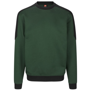 Køb ID Pro Wear Herre Sweatshirt - Flaskegrøn - XS online billigt tilbud rabat tøj