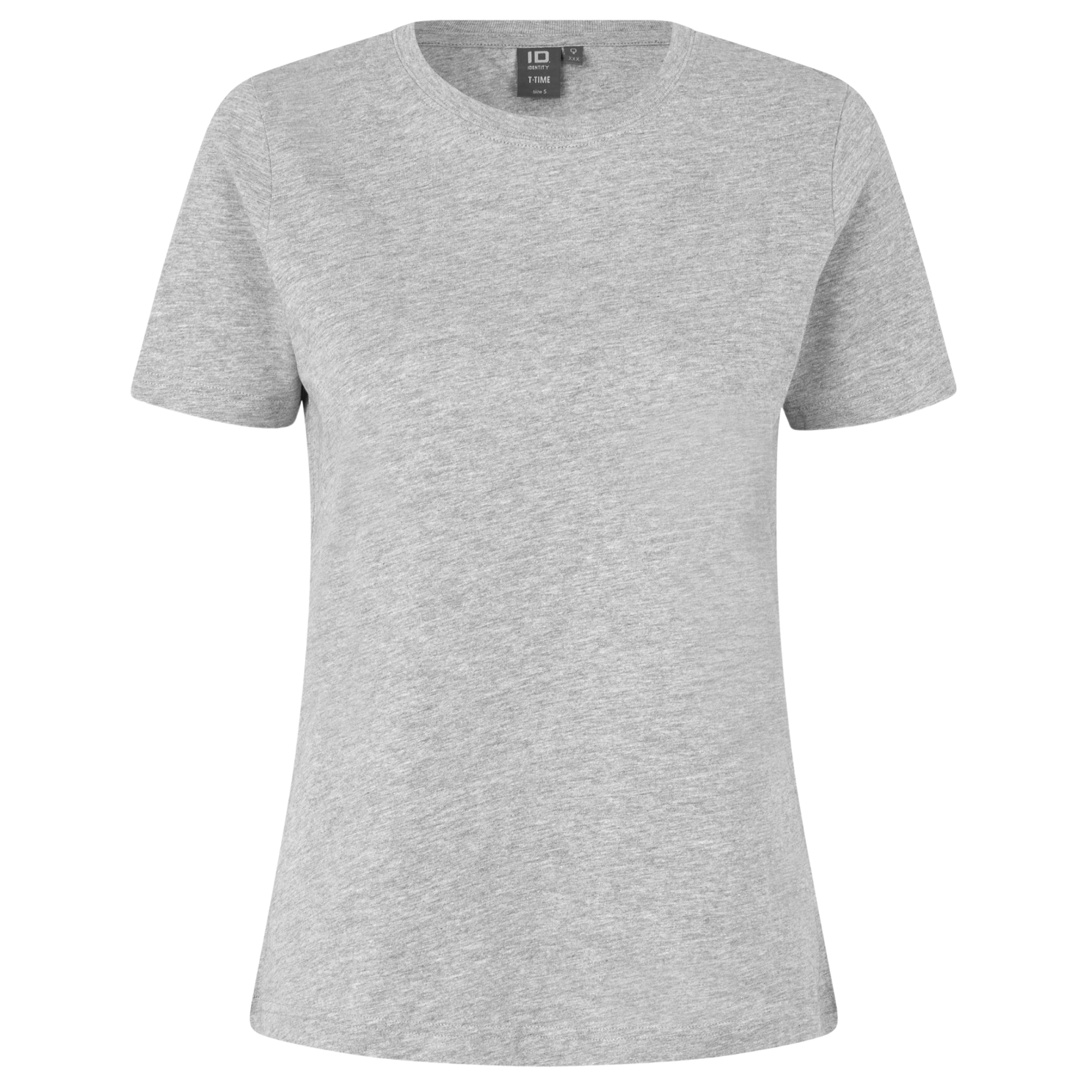 Køb ID T-time Dame T-shirt - Grå Melange - M online billigt tilbud rabat tøj