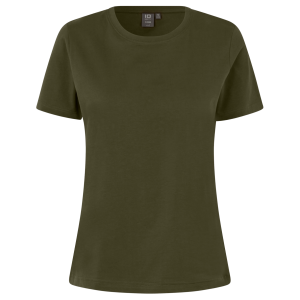 Køb ID T-time Dame T-shirt - Oliven - S online billigt tilbud rabat tøj