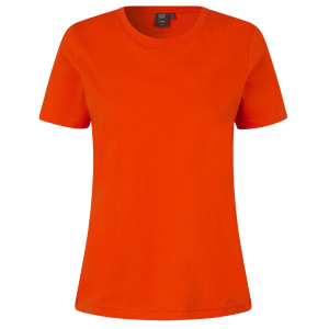 Køb ID T-time Dame T-shirt - Orange - S online billigt tilbud rabat tøj