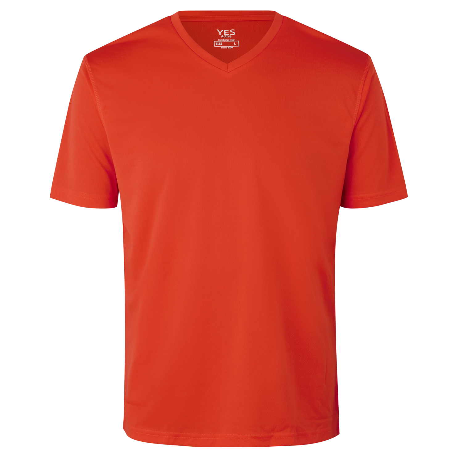 Køb ID Yes Active Herre Trænings t-shirt - Orange - XS online billigt tilbud rabat tøj