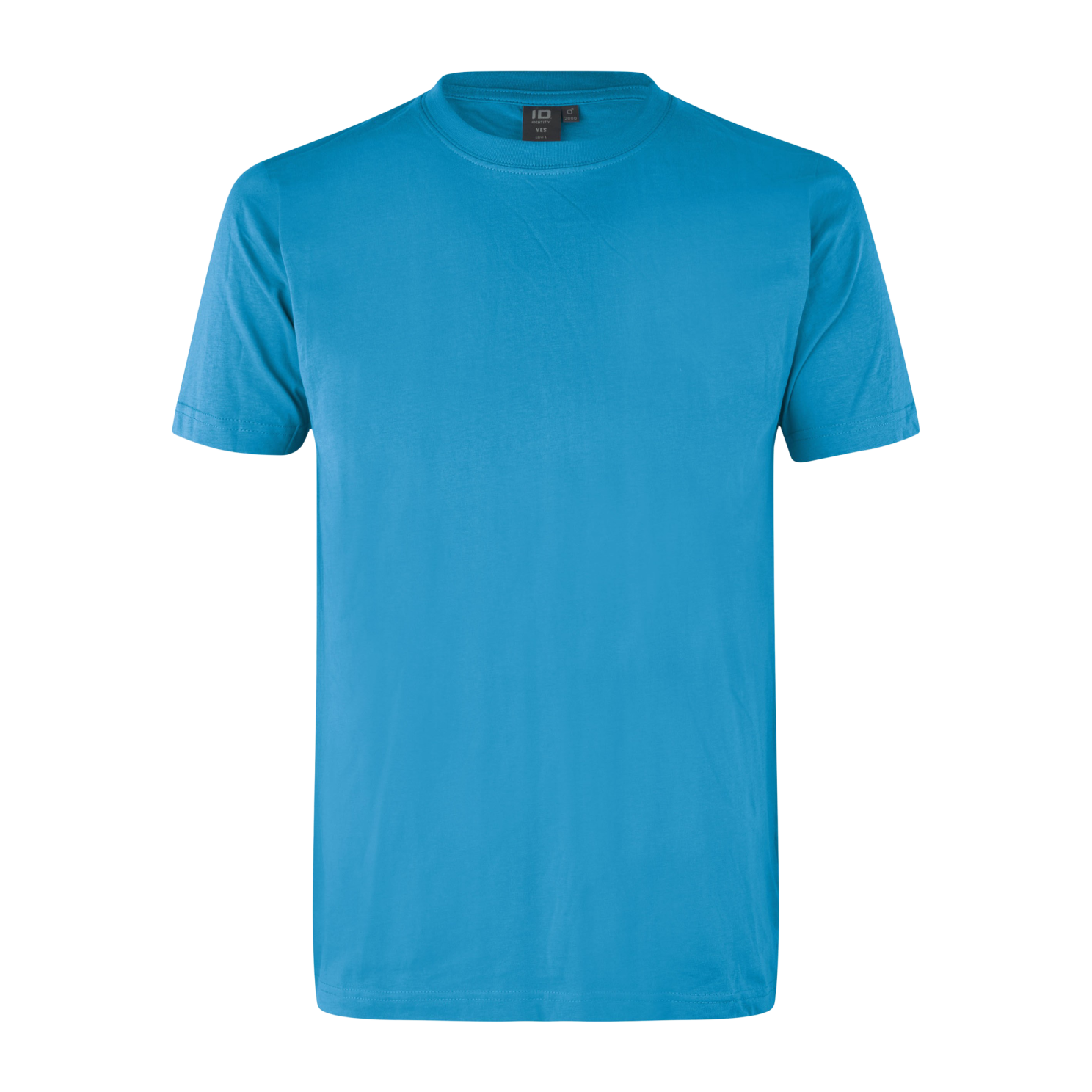 Køb ID Yes Herre T-shirt - Turkis - S online billigt tilbud rabat tøj