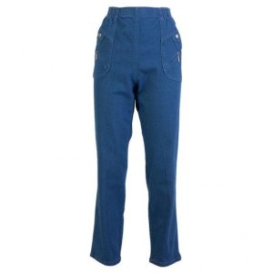 Køb J.S.T. For My Dame Bukser - Denim Blue - 38 online billigt tilbud rabat tøj