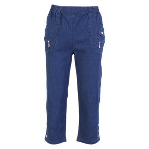 Køb J.S.T. For My Dame Bukser - Denim Blue - 38 online billigt tilbud rabat tøj