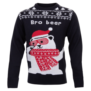 Køb Jule Børne Striktrøje - Navy - 9/10 online billigt tilbud rabat tøj