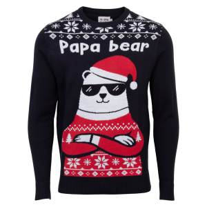 Køb Jule Herre Striktrøje - Rød - S online billigt tilbud rabat tøj