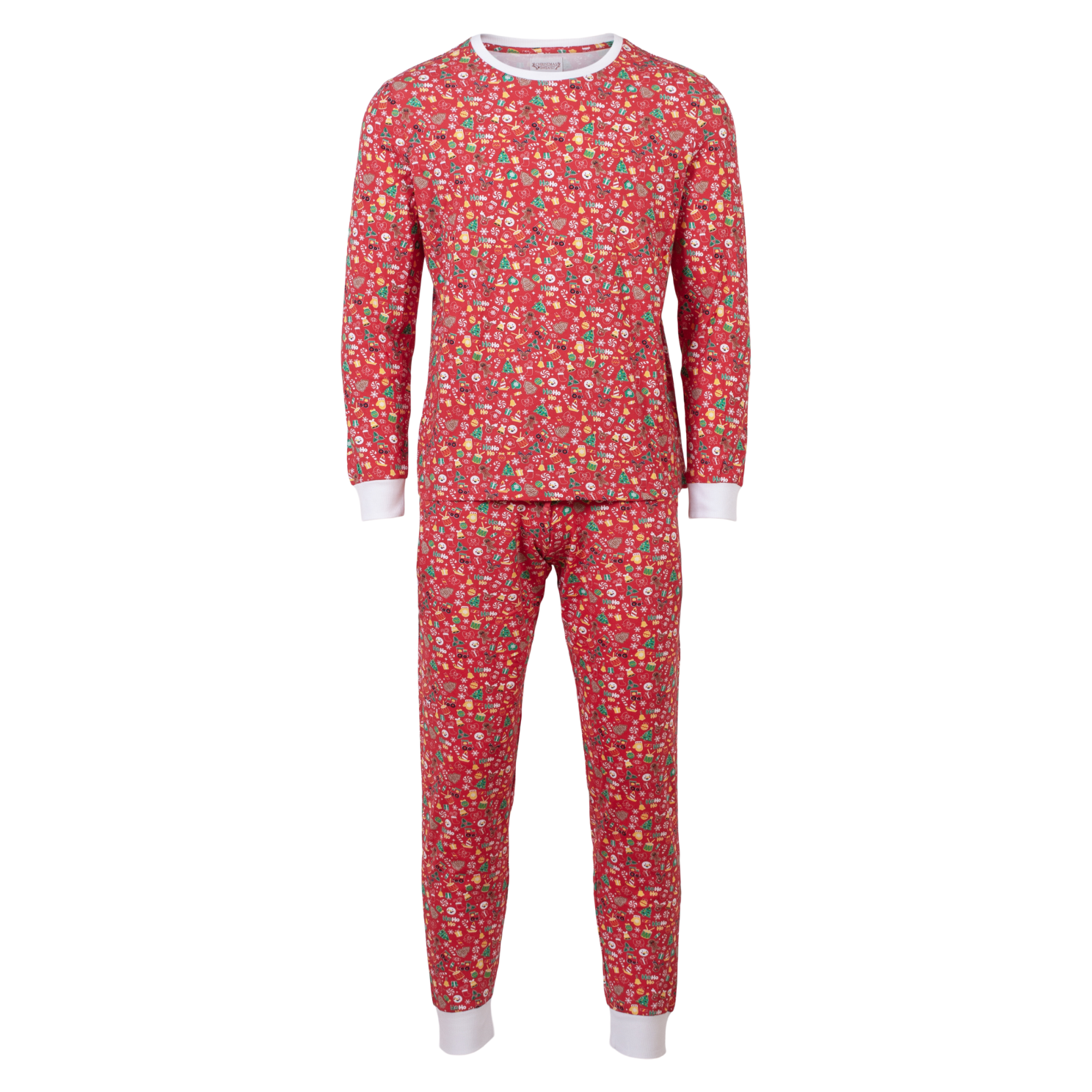 Køb Jule Unisex Nattøjssæt - Red - M online billigt tilbud rabat tøj