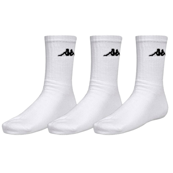 Køb Kappa Unisex Strømper - White - 35/38 online billigt tilbud rabat tøj