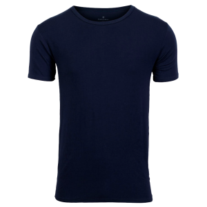 Køb Kopenhaken Bertram Herre T-shirt i bambus - Navy - L online billigt tilbud rabat tøj