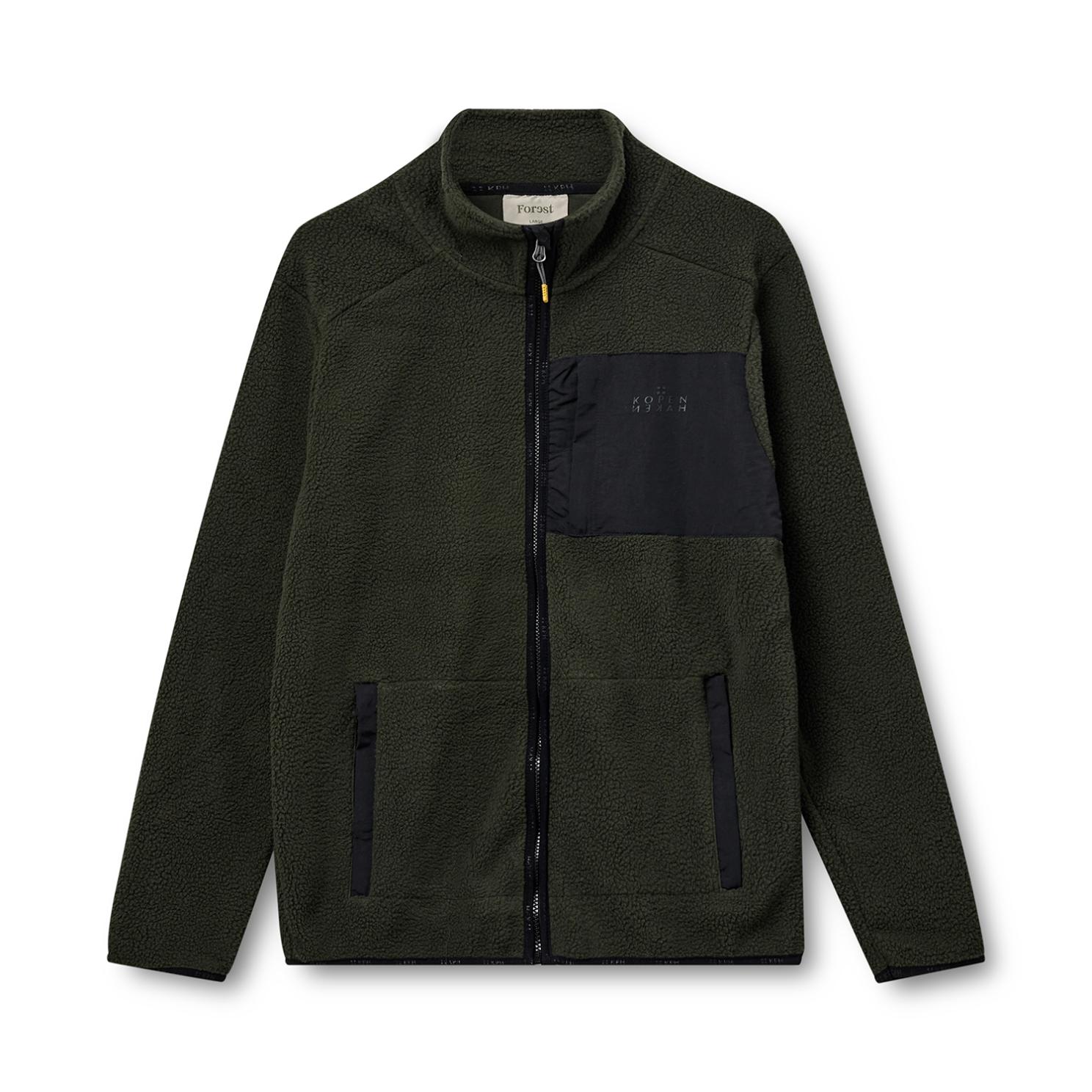 Køb Kopenhaken Birk Jacket Herre Fleece - Hawer Green - XL online billigt tilbud rabat tøj