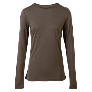 Køb Kopenhaken Iskrystal Dame Bluse i merinouldmix - Earth Brown - M online billigt tilbud rabat tøj