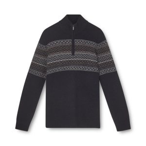 Køb Kopenhaken John Pattern Sweater Unisex Striktrøje - New Navy - M online billigt tilbud rabat tøj