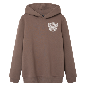 Køb LMTD Børne Hættetrøje - Chocolate Chip - 134/140 online billigt tilbud rabat tøj