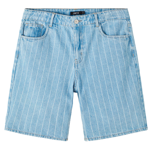 Køb LMTD Drenge Shorts - Light Blue Denim - S online billigt tilbud rabat tøj