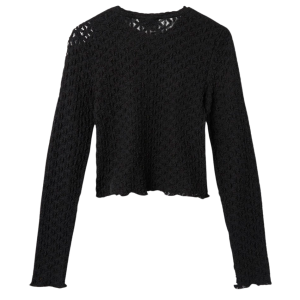 Køb LMTD NLFRALMA Pige Bluse - Black - 146/152 online billigt tilbud rabat tøj