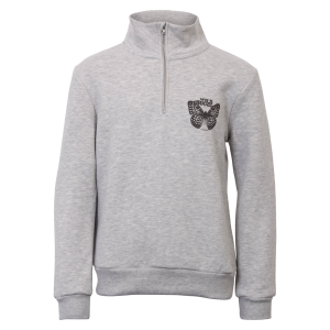 Køb LMTD Pige Sweatshirt - Light Grey Melange - 146/152 online billigt tilbud rabat tøj