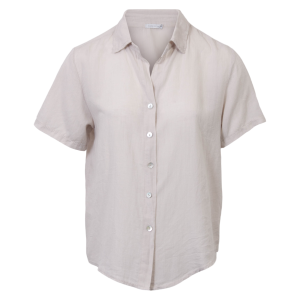 Køb Leonora Dame Kortærmet skjorte i hørmix - Woody - S online billigt tilbud rabat tøj