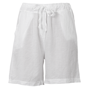Køb Leonora Dame Shorts i hørmix - Bright White - XS online billigt tilbud rabat tøj
