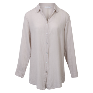 Køb Leonora Dame Skjorte i hørmix - Woody - 44 online billigt tilbud rabat tøj