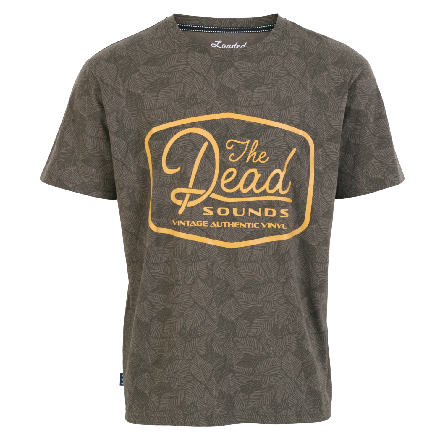 Køb Loaded Herre T-shirt - Asphalt AOP Leaves - 3XL online billigt tilbud rabat tøj