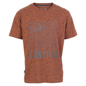 Køb Loaded Herre T-shirt - Dark Okker AOP Stripes - S online billigt tilbud rabat tøj