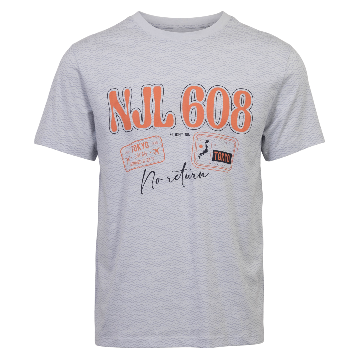 Køb Loaded LMass Herre T-shirt - P3 AOP Wave lt. Blue - S online billigt tilbud rabat tøj