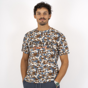 Køb Loaded Mass Herre T-shirt - P2 Aop Coronet Blue - L online billigt tilbud rabat tøj