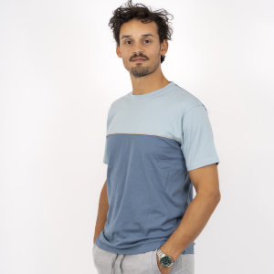 Køb Loaded Mass Herre T-shirt - P2 Coronet Blue Block - L online billigt tilbud rabat tøj