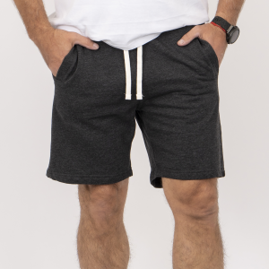 Køb Loaded Mens Nevada Herre Shorts - Dark Grey Melange - S online billigt tilbud rabat tøj