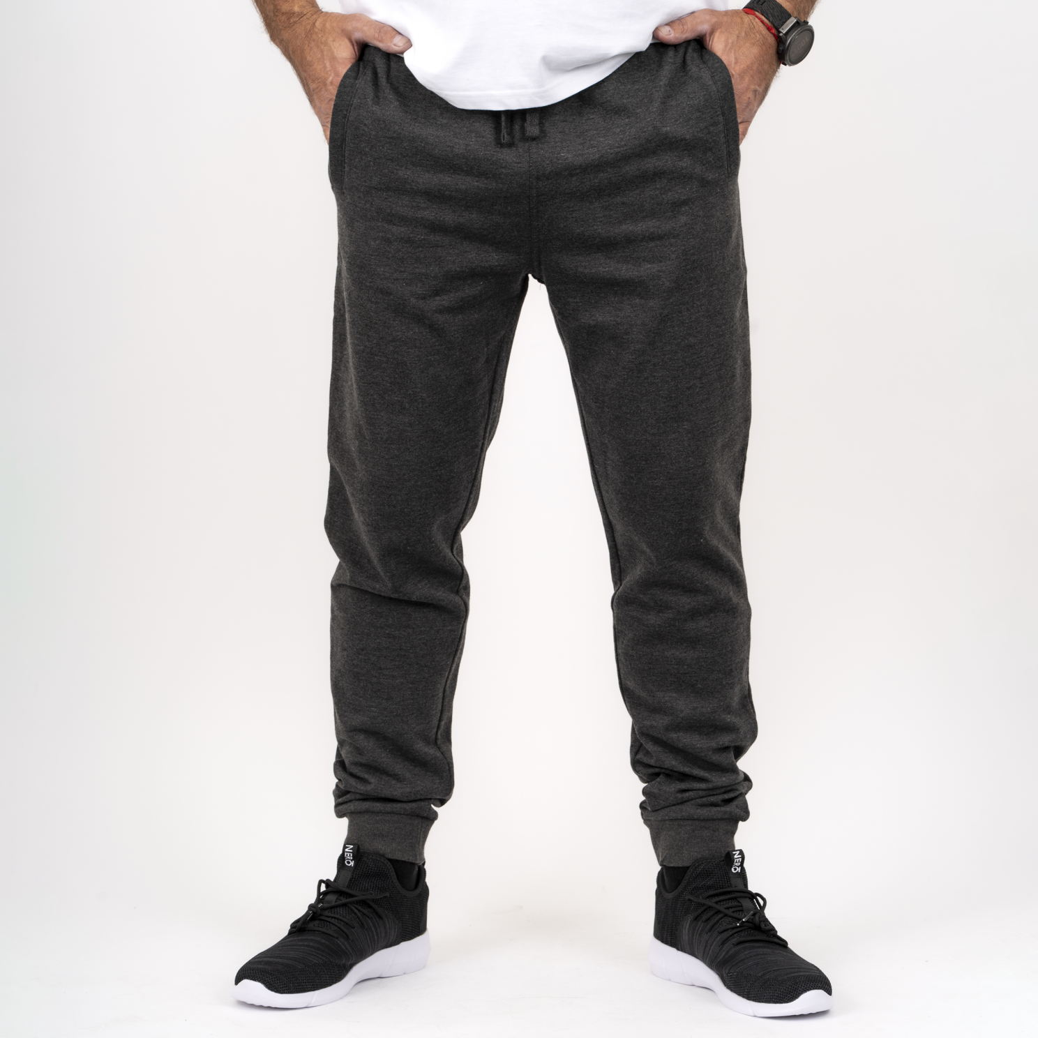Køb Loaded Nevada Herre Sweatpants - Dark Grey Melange - L online billigt tilbud rabat tøj