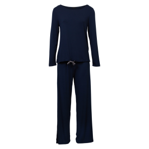 Køb Lulu's Drawer Vera Dame Nattøjssæt - Navy - M online billigt tilbud rabat tøj